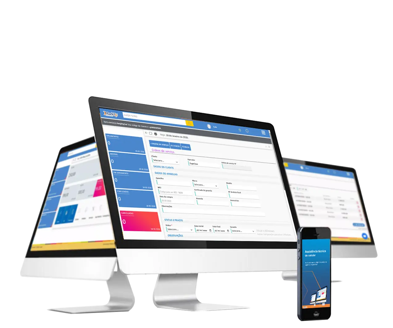 Sistema de Ordem de Serviço Completa para Assistências Técnicas de Celular
